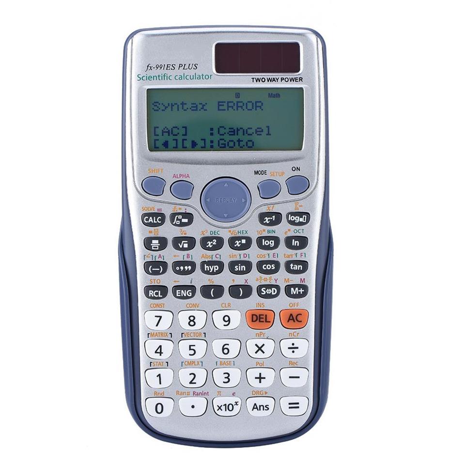 Student Handheld Scientific Full Function Calculator Portable 